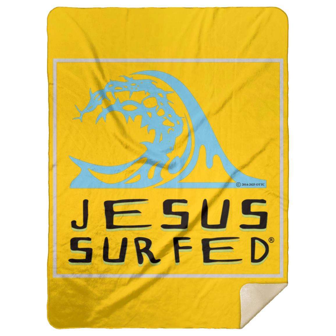 Living Water - Premium Mink Sherpa Blanket 60x80 - Jesus Surfed Apparel Co. 