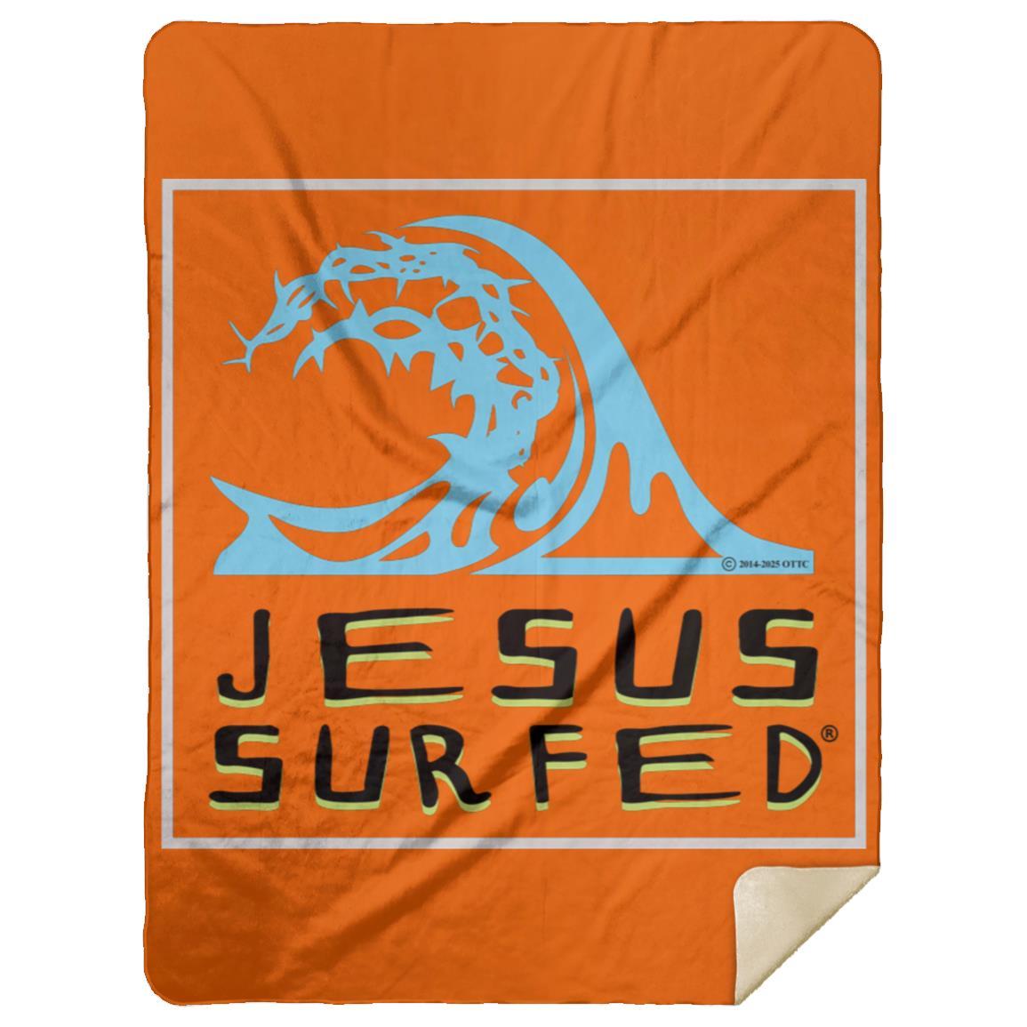 Living Water - Premium Mink Sherpa Blanket 60x80 - Jesus Surfed Apparel Co. 