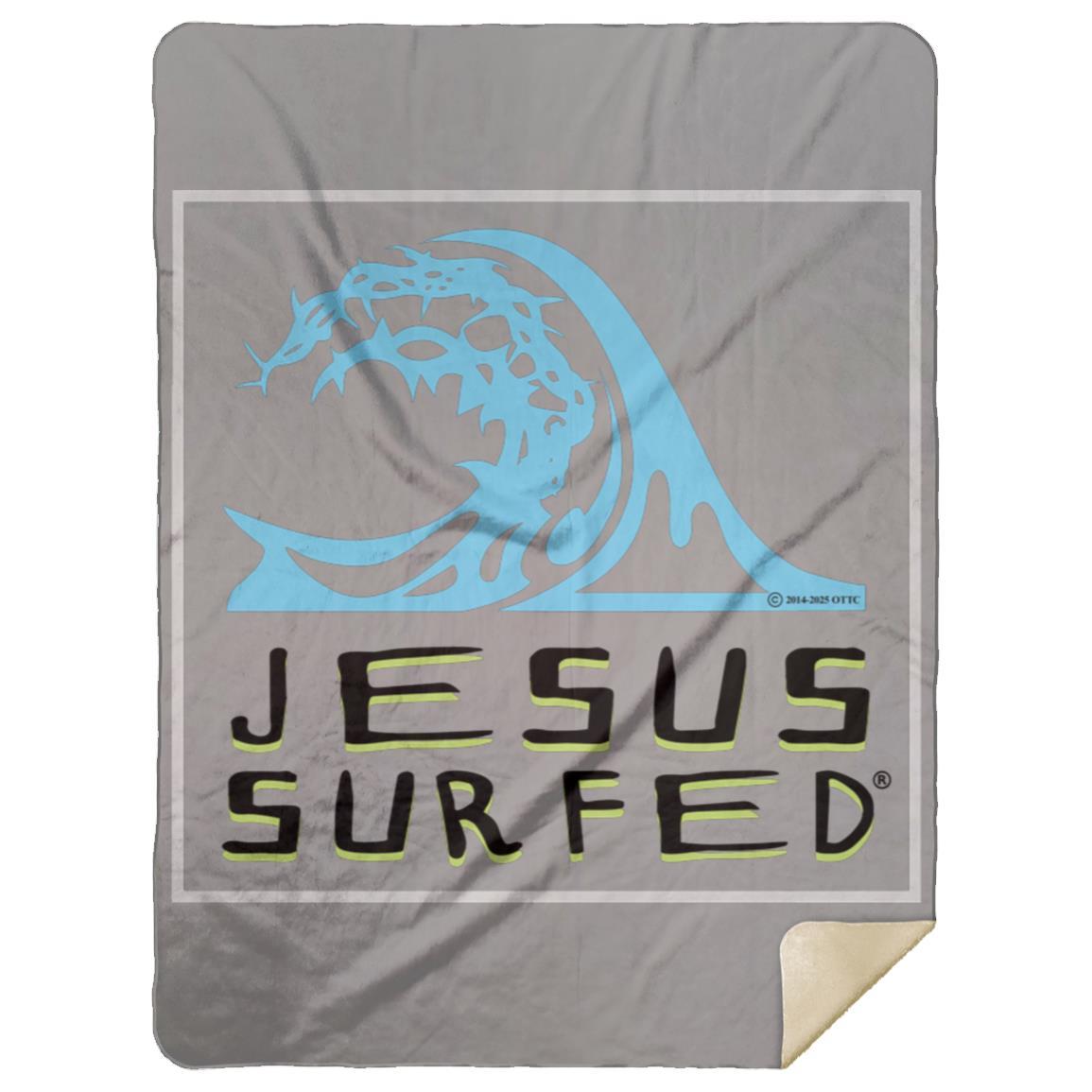 Living Water - Premium Mink Sherpa Blanket 60x80 - Jesus Surfed Apparel Co. 
