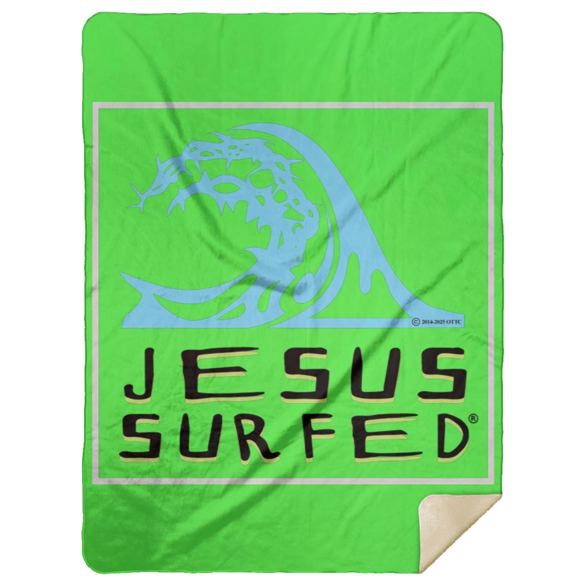 Living Water - Premium Mink Sherpa Blanket 60x80 - Jesus Surfed Apparel Co. 