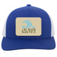 Living Water - Trucker Snap Back - Rectangle Patch - Jesus Surfed Apparel Co. 