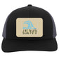 Living Water - Trucker Snap Back - Rectangle Patch - Jesus Surfed Apparel Co. 