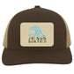 Living Water - Trucker Snap Back - Rectangle Patch - Jesus Surfed Apparel Co. 