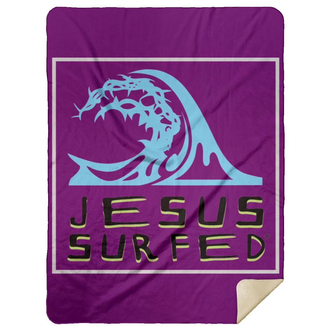 Living Water Mink Sherpa Blanket 60x80 - Jesus Surfed Apparel Co. 