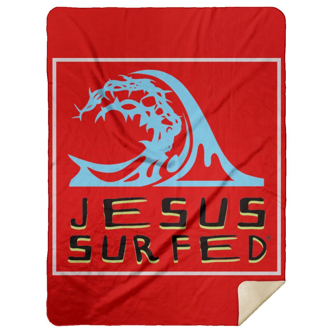 Living Water Mink Sherpa Blanket 60x80 - Jesus Surfed Apparel Co. 