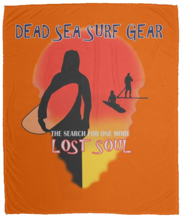 Lost Soul - Cozy Plush Fleece Blanket - 50x60 - Jesus Surfed Apparel Co. 