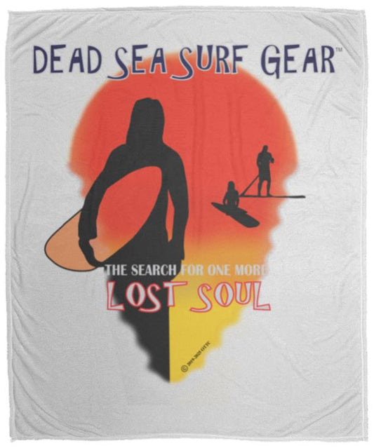 Lost Soul - Cozy Plush Fleece Blanket - 50x60 - Jesus Surfed Apparel Co. 