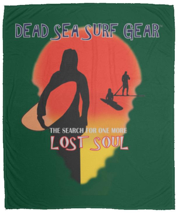 Lost Soul - Cozy Plush Fleece Blanket - 50x60 - Jesus Surfed Apparel Co. 