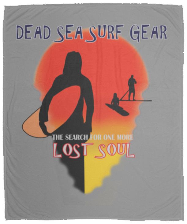 Lost Soul - Cozy Plush Fleece Blanket - 50x60 - Jesus Surfed Apparel Co. 