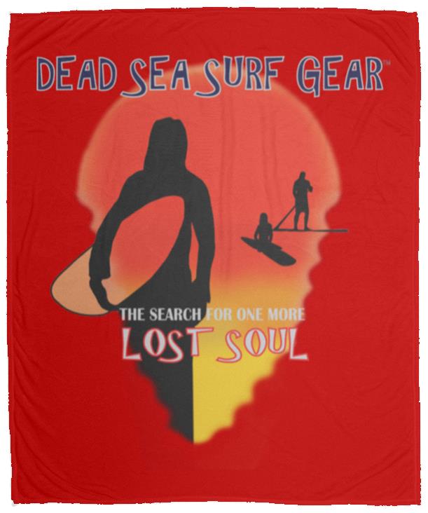 Lost Soul - Cozy Plush Fleece Blanket - 50x60 - Jesus Surfed Apparel Co. 