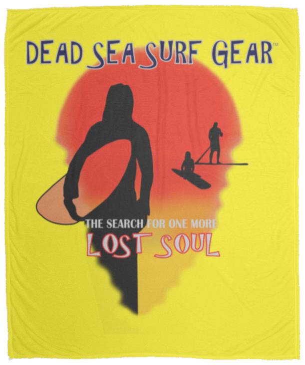 Lost Soul - Cozy Plush Fleece Blanket - 50x60 - Jesus Surfed Apparel Co. 