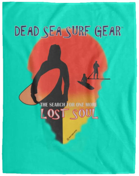 Lost Soul - Cozy Plush Fleece Blanket - 60x80 - Jesus Surfed Apparel Co. 
