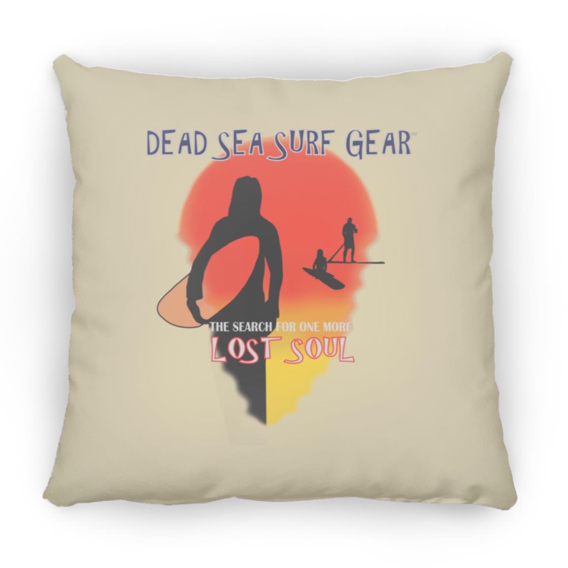 Lost Soul - Large Square Pillow - Jesus Surfed Apparel Co. 