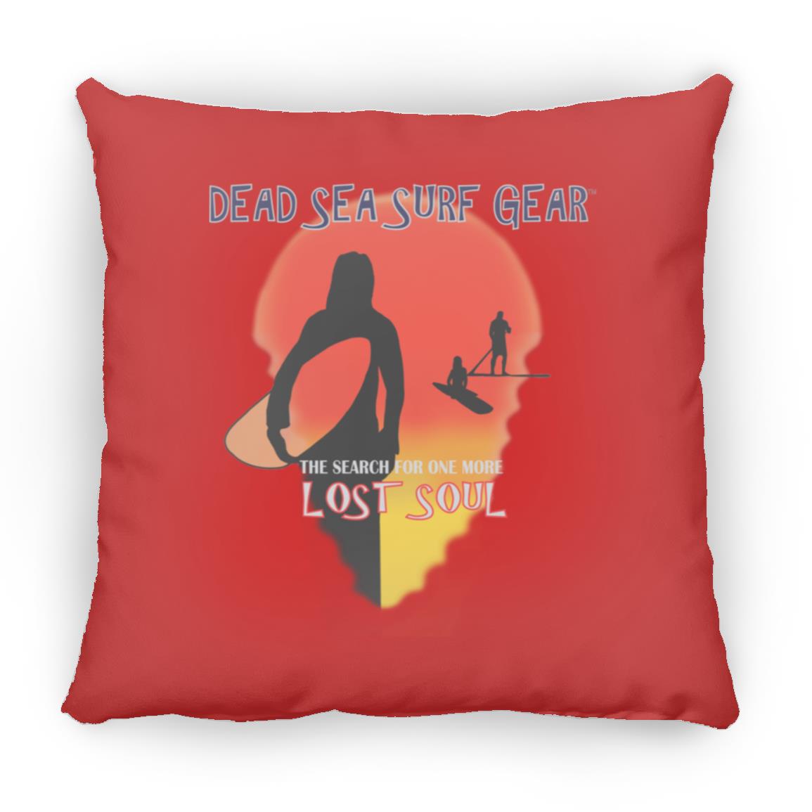 Lost Soul - Large Square Pillow - Jesus Surfed Apparel Co. 