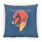 Lost Soul - Large Square Pillow - Jesus Surfed Apparel Co. 