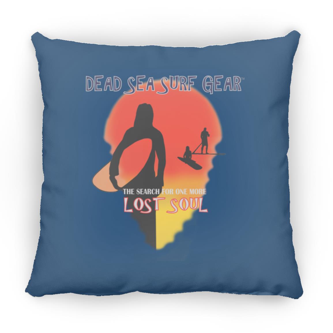 Lost Soul - Large Square Pillow - Jesus Surfed Apparel Co. 