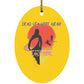 Lost Soul - Oval Ornament - Jesus Surfed Apparel Co. 