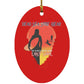 Lost Soul - Oval Ornament - Jesus Surfed Apparel Co. 