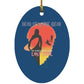 Lost Soul - Oval Ornament - Jesus Surfed Apparel Co. 