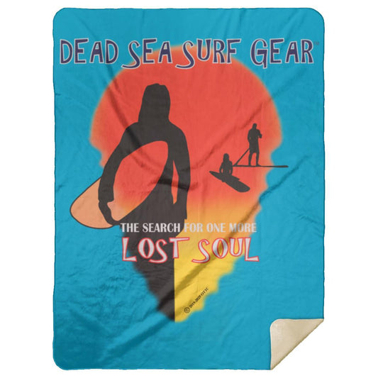 Lost Soul - Premium Mink Sherpa Blanket 60x80 - Jesus Surfed Apparel Co. 