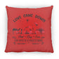 Love Came Down - Large Square Pillow - Jesus Surfed Apparel Co. 