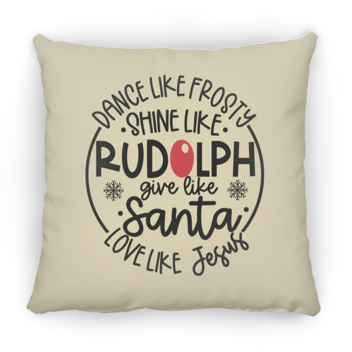 Love Like Jesus - Large Square Pillow - Jesus Surfed Apparel Co. 