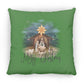 Merry Christmas - Large Square Pillow - Jesus Surfed Apparel Co. 