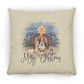 Merry Christmas - Large Square Pillow - Jesus Surfed Apparel Co. 