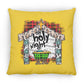 Oh Holy Night - Large Square Pillow - Jesus Surfed Apparel Co. 