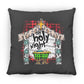 Oh Holy Night - Large Square Pillow - Jesus Surfed Apparel Co. 