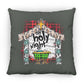 Oh Holy Night - Large Square Pillow - Jesus Surfed Apparel Co. 