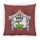 Oh Holy Night - Large Square Pillow - Jesus Surfed Apparel Co. 