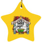 Oh Holy Night - Star Ornament - Jesus Surfed Apparel Co. 