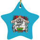 Oh Holy Night - Star Ornament - Jesus Surfed Apparel Co. 