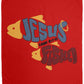 OneFish TwoFish - Cozy Plush Fleece Blanket - 50x60 - Jesus Surfed Apparel Co. 