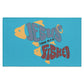OneFish TwoFish - Indoor Doormat - Jesus Surfed Apparel Co. 