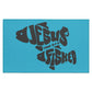 OneFish TwoFish - Indoor Doormat - Jesus Surfed Apparel Co. 