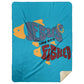 OneFish TwoFish - Premium Mink Sherpa Blanket 60x80 - Jesus Surfed Apparel Co. 