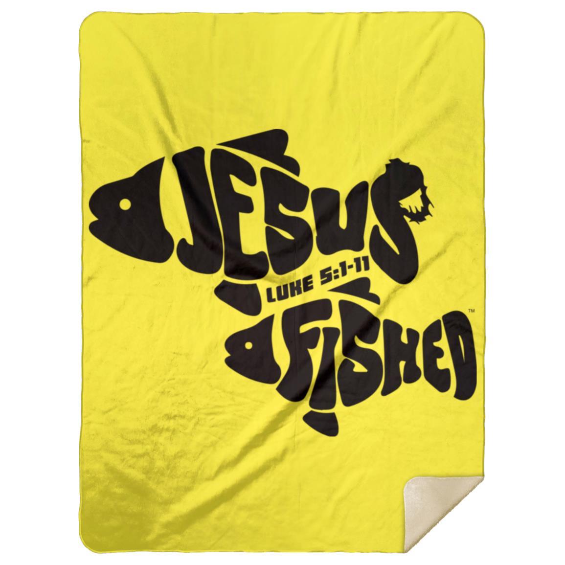 OneFish TwoFish - Premium Mink Sherpa Blanket 60x80 - Jesus Surfed Apparel Co. 