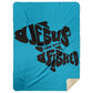 OneFish TwoFish - Premium Mink Sherpa Blanket 60x80 - Jesus Surfed Apparel Co. 
