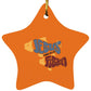 OneFish TwoFish - Star Ornament - Jesus Surfed Apparel Co. 