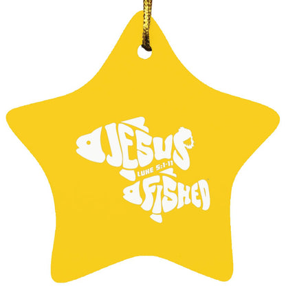 OneFish TwoFish - Star Ornament - Jesus Surfed Apparel Co. 