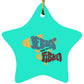 OneFish TwoFish - Star Ornament - Jesus Surfed Apparel Co. 