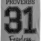Proverbs 31 - Cozy Plush Fleece Blanket - 60x80 - Jesus Surfed Apparel Co. 