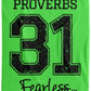 Proverbs 31 - Cozy Plush Fleece Blanket - 60x80 - Jesus Surfed Apparel Co. 