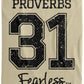 Proverbs 31 - Cozy Plush Fleece Blanket - 60x80 - Jesus Surfed Apparel Co. 