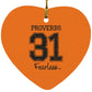 Proverbs 31 - Heart Ornament - Jesus Surfed Apparel Co. 