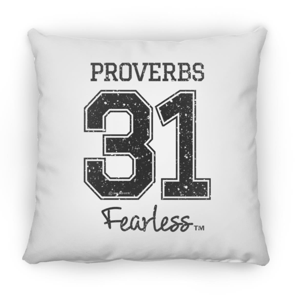 Proverbs 31 - Large Square Pillow - Jesus Surfed Apparel Co. 