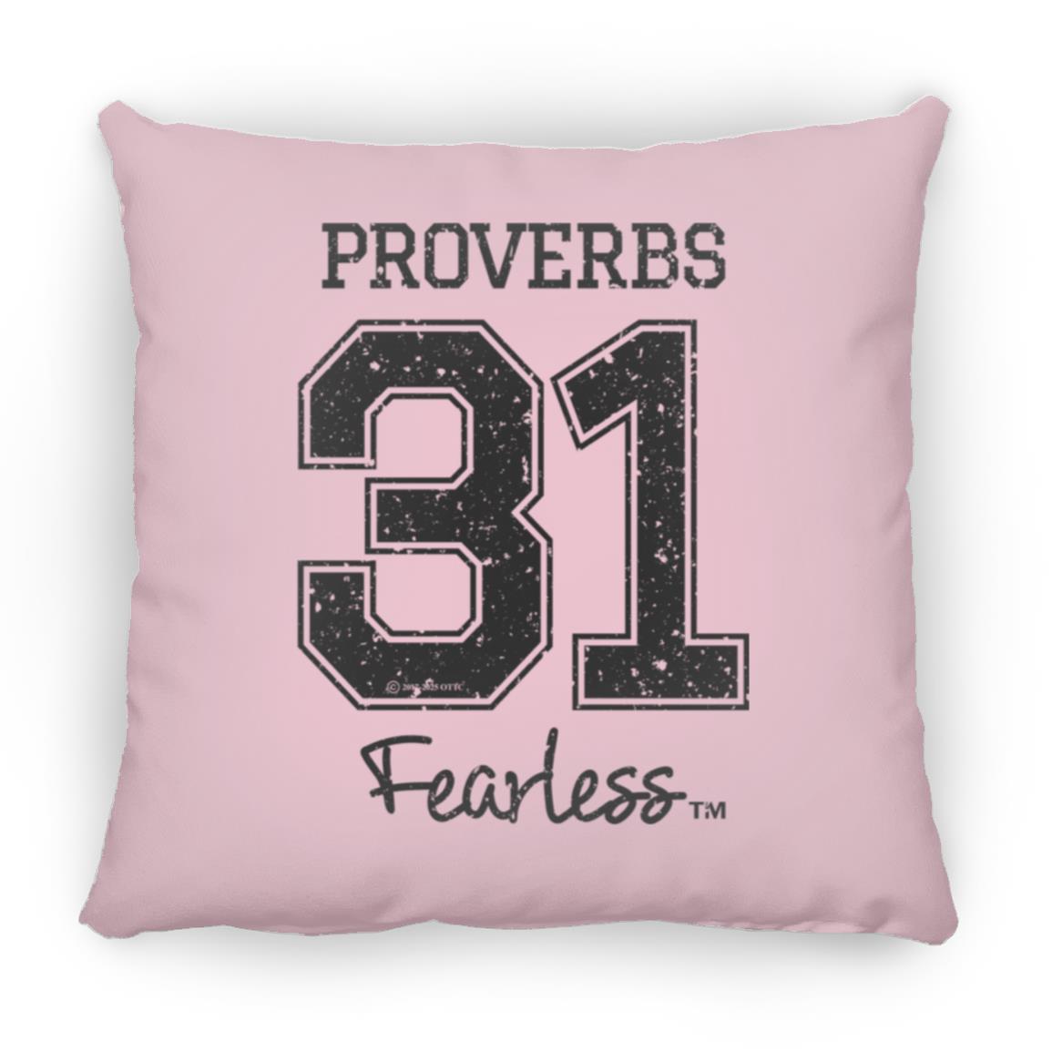 Proverbs 31 - Large Square Pillow - Jesus Surfed Apparel Co. 