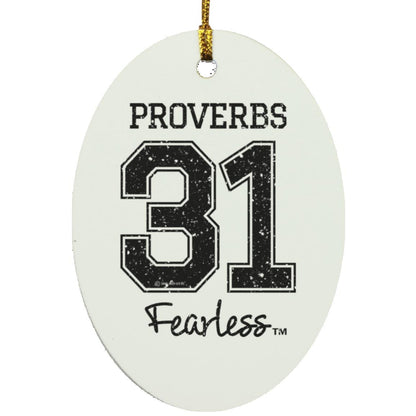 Proverbs 31 - Oval Ornament - Jesus Surfed Apparel Co. 